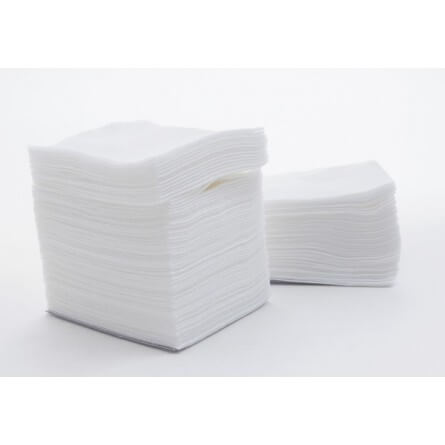 Sachet de 100 compresses non tissées 10x10cm Sachet de 100 compresses non tissées 10x10cm