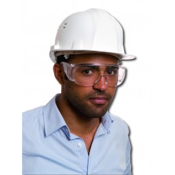 Casque de chantier blanc