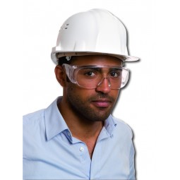 Casque de chantier blanc