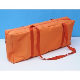 Brancard / civière orange compact et léger pliable en 4 