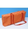 Brancard / civière orange compact et léger pliable en 4 