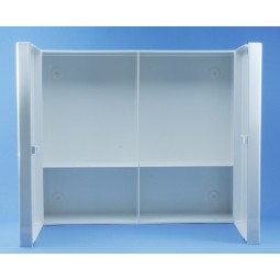 Armoire infirmerie plastique 2 portes vide