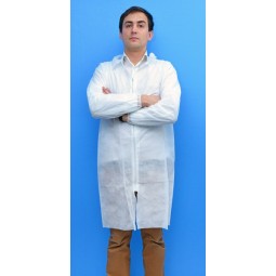 blouse jetable à usage unique en non tissé  polypropylène blanche plyblouse 