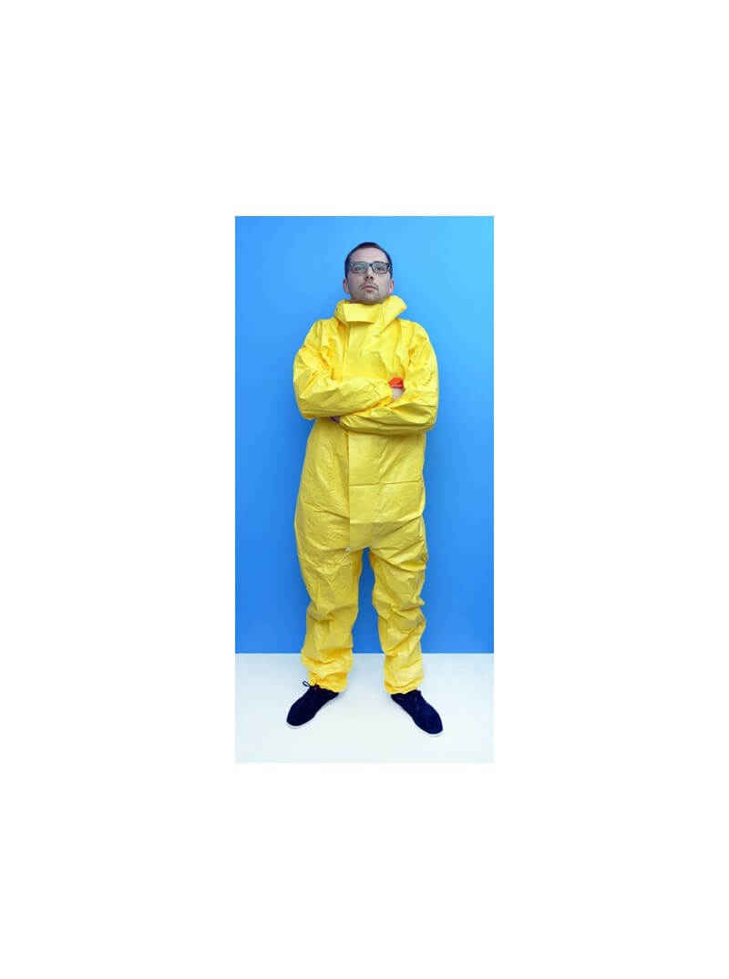 Combinaison Tychem C Standard jaune T.XXL SANS chaussette 