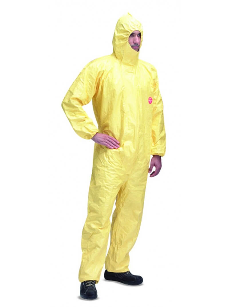 Combinaison Tychem C Standard jaune T XL SANS chaussette