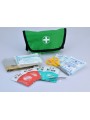 Trousse de secours ECO verte format compact produits inclus