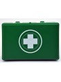 Trousse de premiers secours véhicule verte produits et notice inclus
