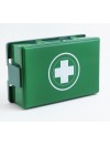 Support mural pour trousse de secours vert