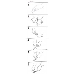 Sacht de 10 sutures adhésives 6x100mm STERI STRIP avec notice