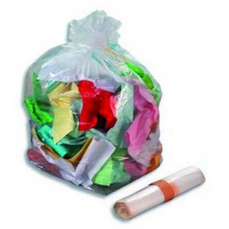 Sacs poubelles 160L PE BD transparent