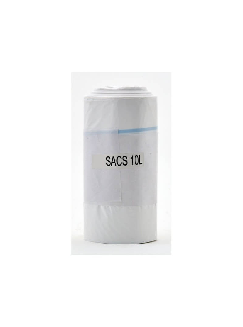 Sacs Poubelle PE HD Blanc 40x45 cm 10L