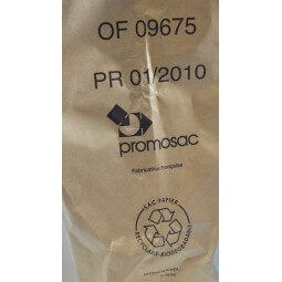 Sac à déchets papier kraft double épaisseur 80L