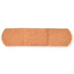 Pansements tissés prédécoupés assortis en boîte
