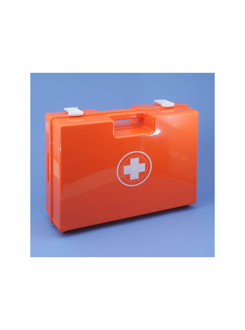 Trousse de secours solide vide ABS orange