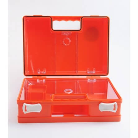 Trousse de secours solide vide ABS orange