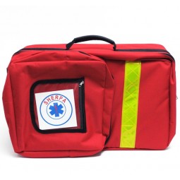 Sac à dos de premiers secours vide rouge