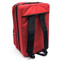 Sac à dos de premiers secours vide rouge