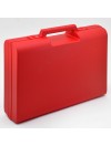 Trousse rouge rigide polypro 32.6x23.6x8.5cm