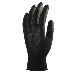 Gants de protection et de manipulation noirs - T.10