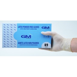 Gants latex non poudrés T.L (8/9) 