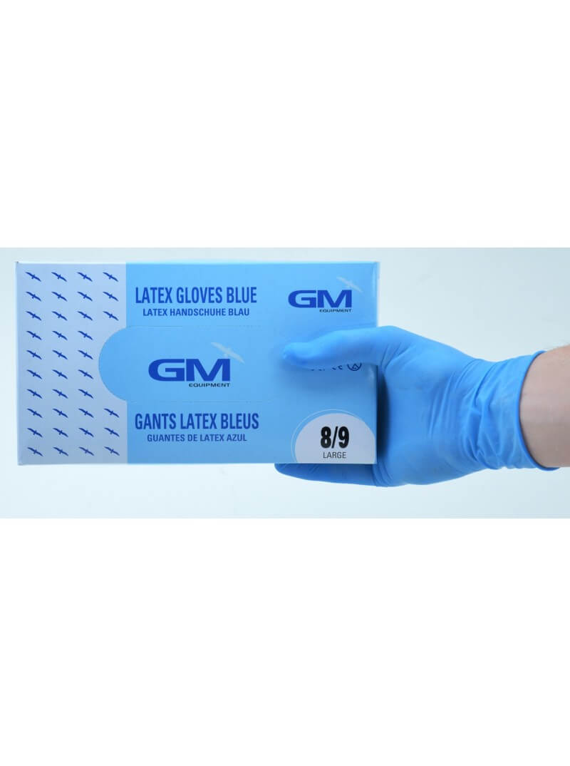 Gants bleus Medium sans latex jetable, 50 Count - Gants