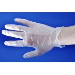 Qiilu Gants jetables 100pcs Gants en Latex Jetables Résistant au  Poinçonnage Protection des Mains Protectrices(S )