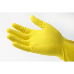 Gants ménage latex jaune T.L (8/9) 