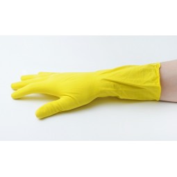 Gants ménage latex jaune T.L (8/9) 