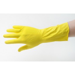 Gants ménage latex jaune T.L (8/9) 