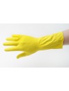 Gants ménage latex jaune T.L (8/9) 