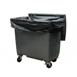 Housses conteneurs 240L PE BD renforcé noir Sans Lien