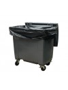 Housses conteneurs 1100L PE BD super renforcé noir