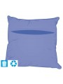 Taie d'oreiller bleue avec rabat CONFORT - 60x60cm