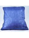 Taie d'oreiller bleue avec rabat CONFORT - 60x60cm