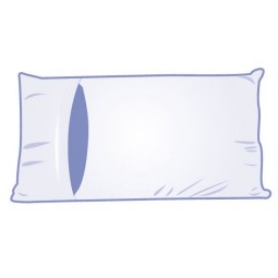 Taie d'oreiller Jetable avec rabat CONFORT - 75x45cm