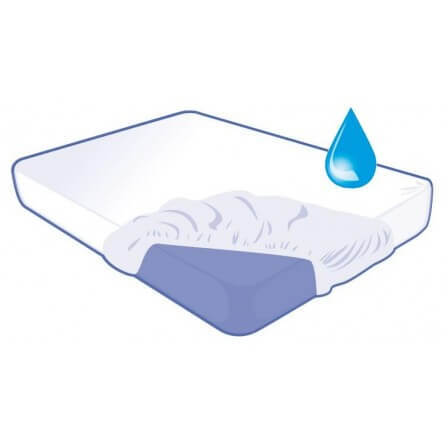 Housse de matelas médical imperméable 140 x 190 x 15 cm