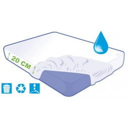 Alèse Jetable Housse Imperméable CONFORT - 160x200x20cm