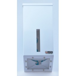 Distributeur articles usage unique laqué blanc moyenne capacité (150 charlottes)