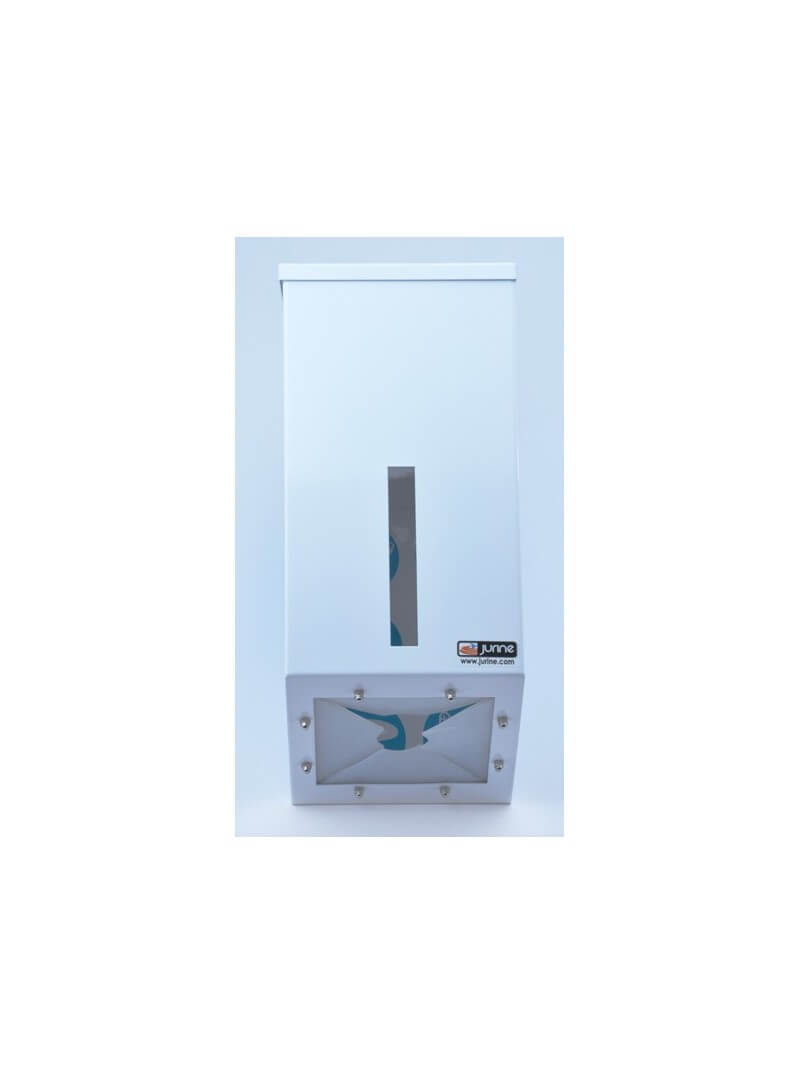 Distributeur articles usage unique laqué blanc moyenne capacité (150 charlottes)