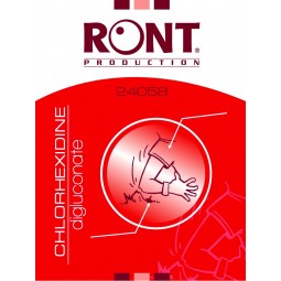 Sachet de 10 lingettes chlorhexidine RONT