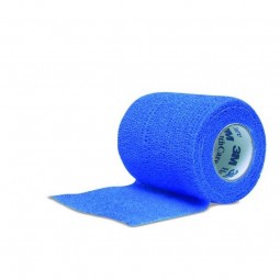 Bande cohésive Coban Bleue 3M 4.5mx5cm