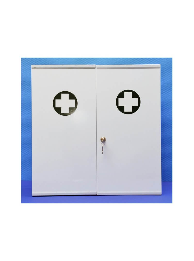 Armoire infirmerie métal 2 portes vide