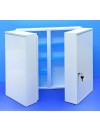 Armoire infirmerie métal 2 portes vide