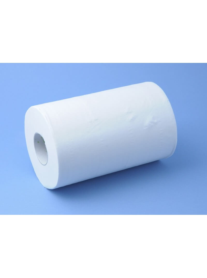 Essuie-main bobine MINI dévidage central lisse blanc Essuie-main bobine MINI dévidage central lisse blanc