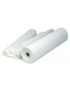 Carton de 9 rouleaux de draps d'examen double épaisseur gaufré blanc 50x40cm Ecolabel