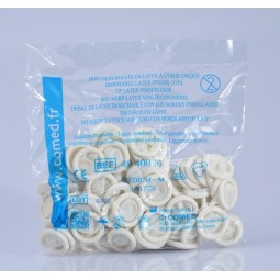 Sachet de 100 doigtiers roulés en latex