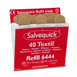 Recharge de 40 pansements tissés Salvequick Cederroth