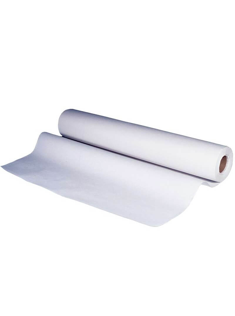 Drap d'examen double épaisseur lisse blanc 60x35cm