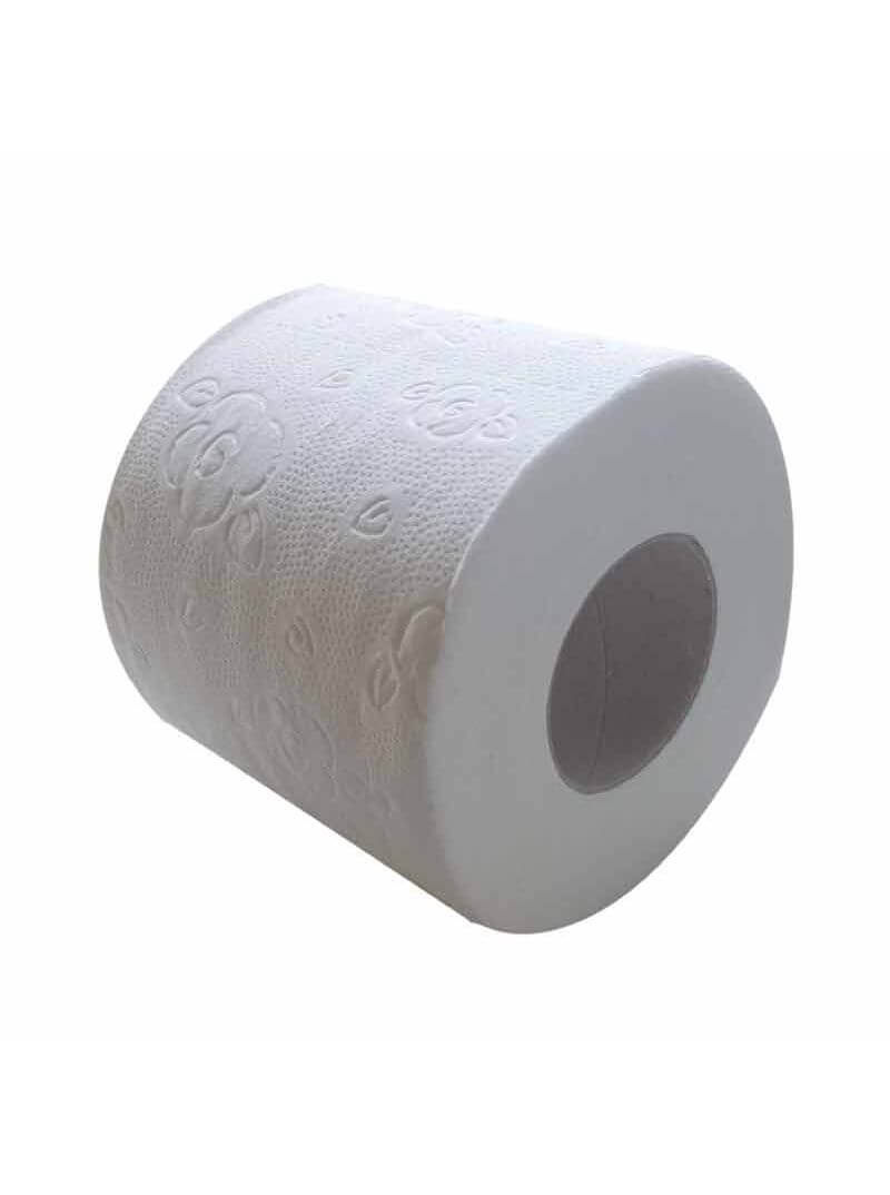 Papier toilette en rouleau 3 plis blanc micro gaufré