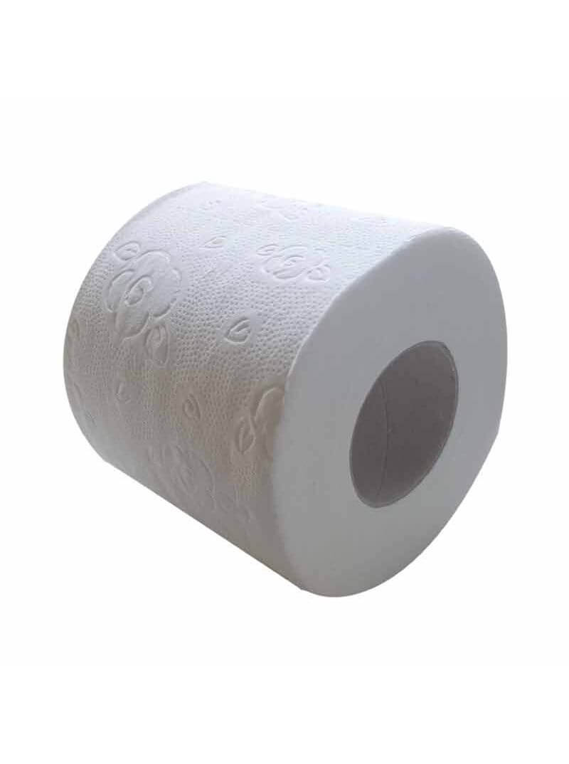 Papier toilette en rouleau 3 plis blanc micro gaufré Papier toilette en rouleau 3 plis blanc micro gaufré